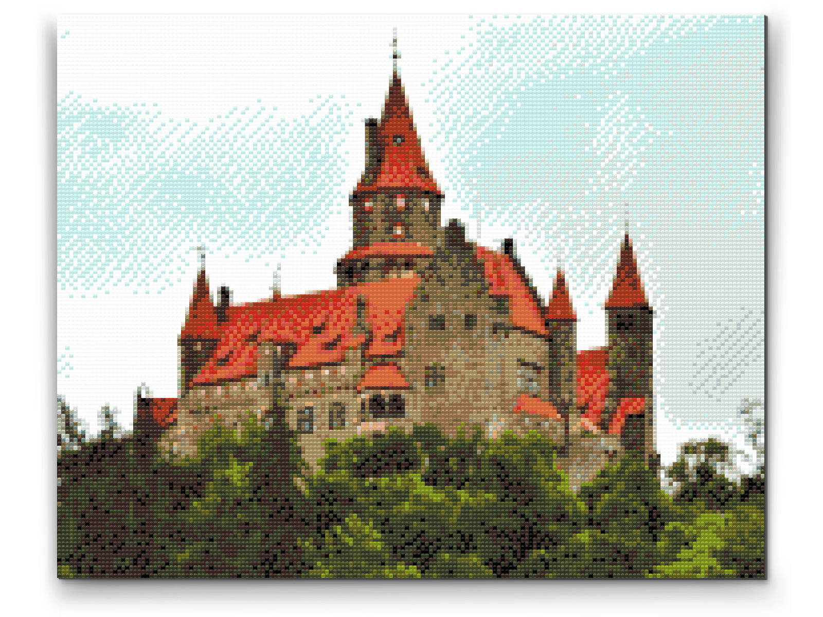 Diamantové malování - Bouzov Castle (Czech Republic)